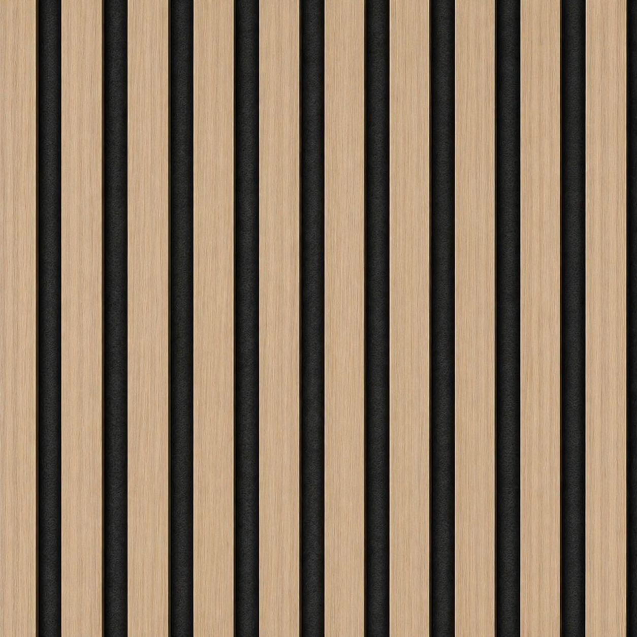 Panel Listonado de Madera para Pared 270x110 cm