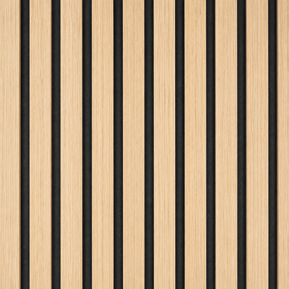 Panel Listonado de Madera para Pared 270x110 cm