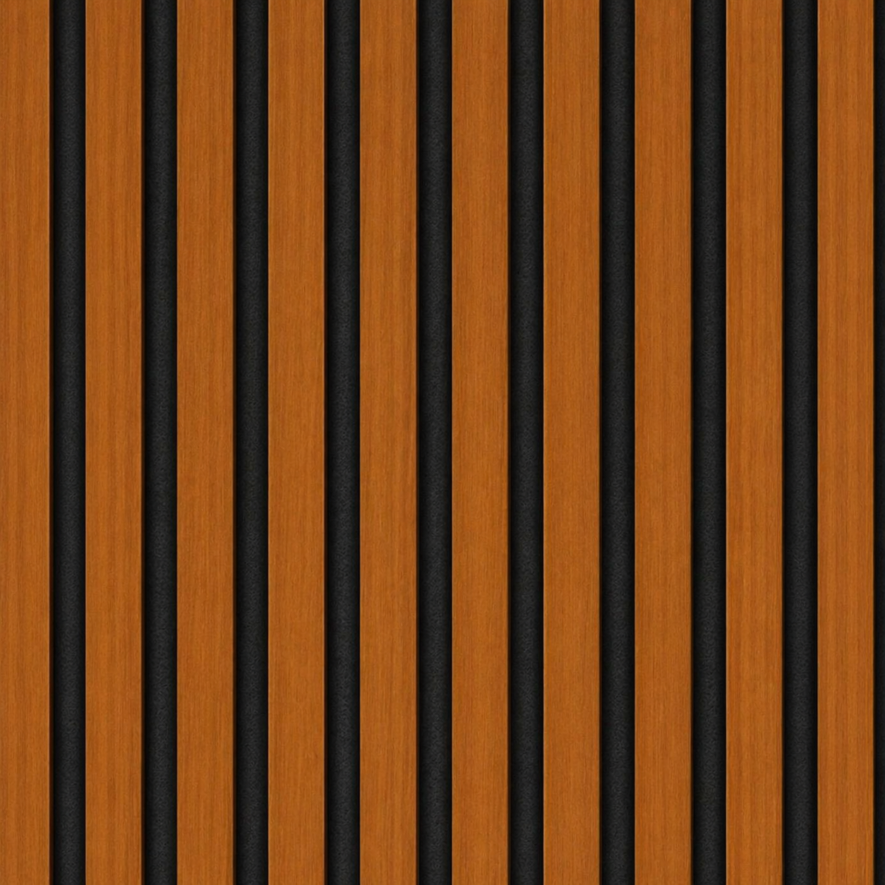 Panel Listonado de Madera para Pared 270x110 cm